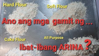 Uses of different flours Uses of different flours