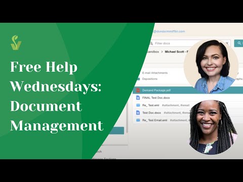 Free Help Wednesdays: Filevine Document Management