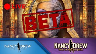 Nancy Drew: Tomb of the Lost Queen Beta LIVE | 2023/24 Marathon
