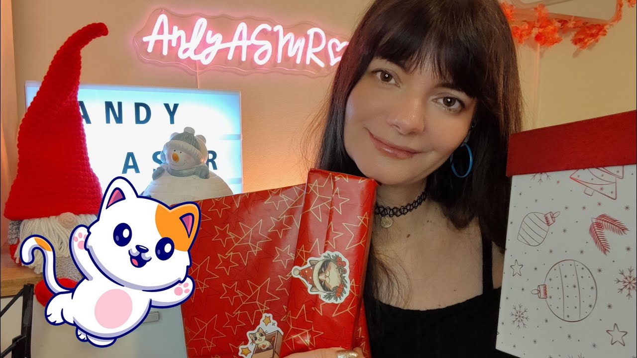 Karácsonyi csomagbontás Unboxing 1💖🎄 Pelyhes széttrollkodta 😻 Magyar ASMR