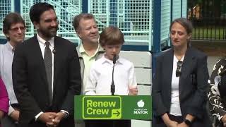 Full young Maxime recorded a video asking Zohran Mamdani to help reopen the playground at McKinley Park Update