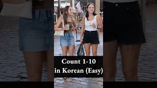 Count 1 - 10 in Korean (Easy Memory Trick)  #languagelearning
