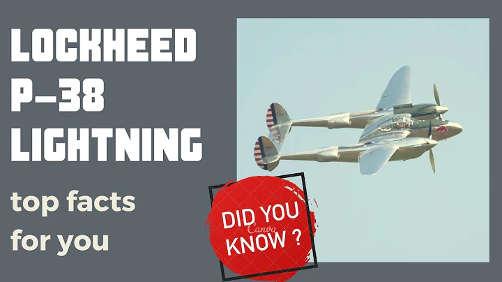 Lockheed P-38 Lightning facts ✈️ American single seated piston-engined fighter during World War II