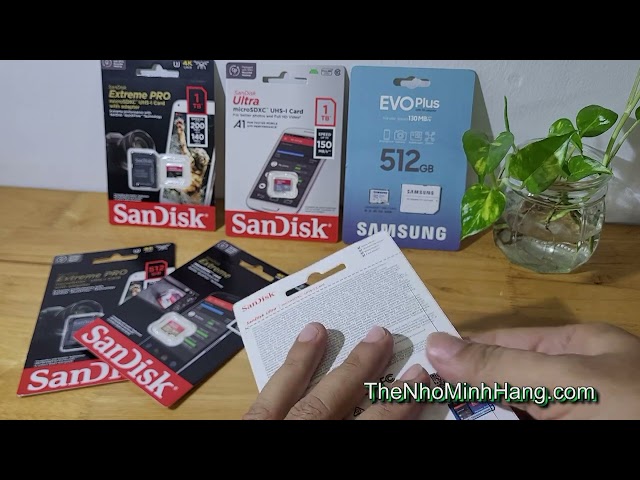 Micro SDXC 512GB Sandisk Ultra A1 150Mb/s - Thẻ Nhớ Minh Hằng