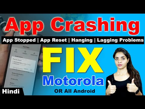 How to Fix APP Crashing on motorola | App has stopped,how to app reset in moto,Problem,#AppCrashing