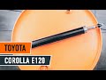 How to change rear shock absorbers on TOYOTA COROLLA E120 TUTORIAL | AUTODOC