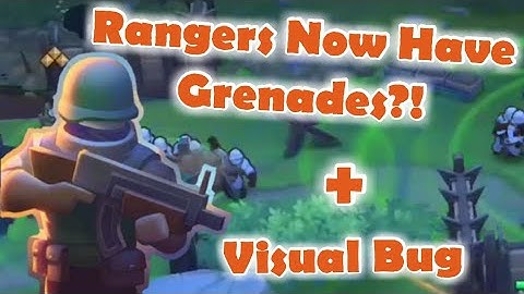 Rangers Now Have Grenades?! - Unlocking Rangers | Visual Glitch | Guns Up! Mobile