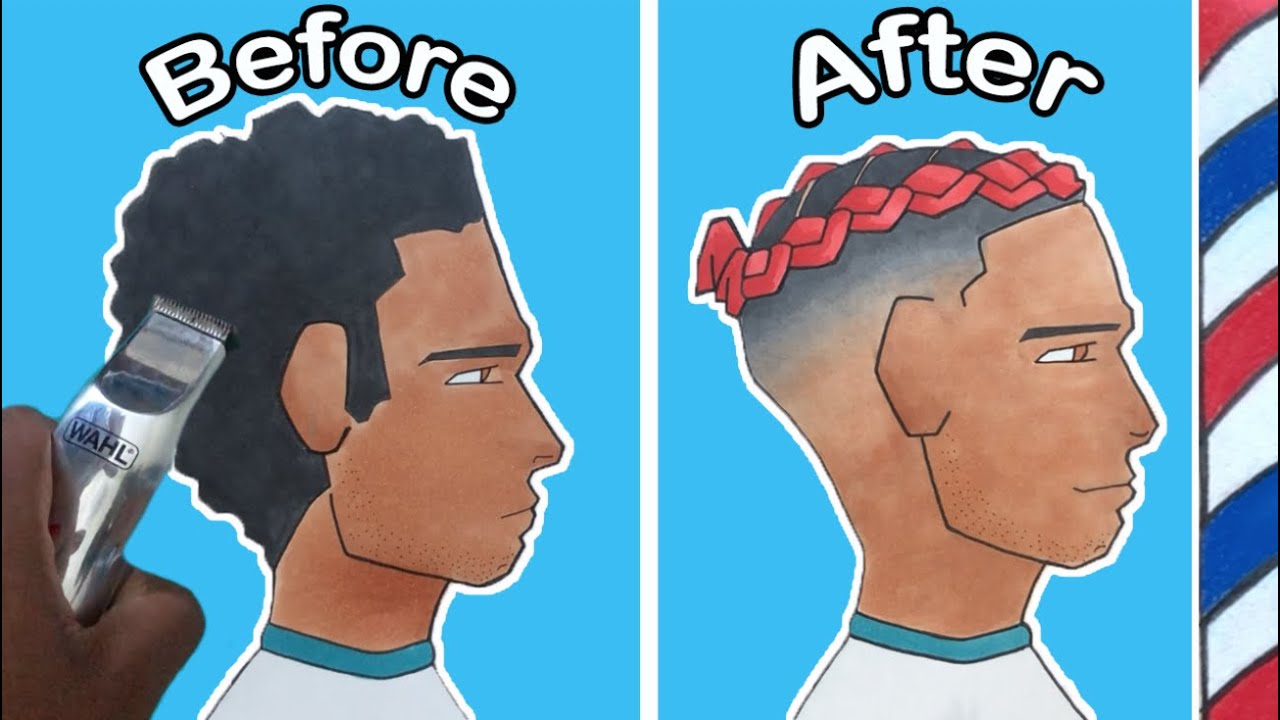 Taking My Characters To The Barbershop Drawing Hairstyles