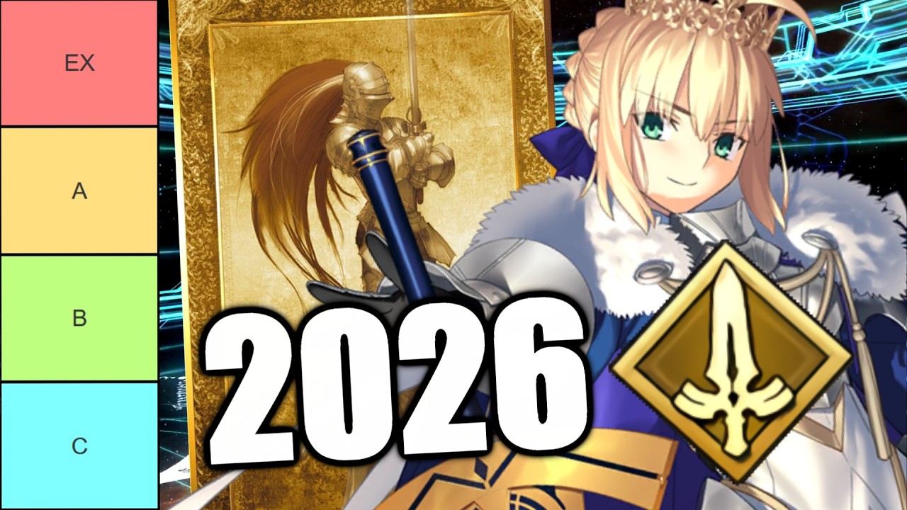 Fate/Grand Order – Saber Tier List 2026