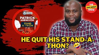 STAND - A - THON: Patrick Amenuvor Ends His Attempt Few Hours After Breaking The GWR Rules