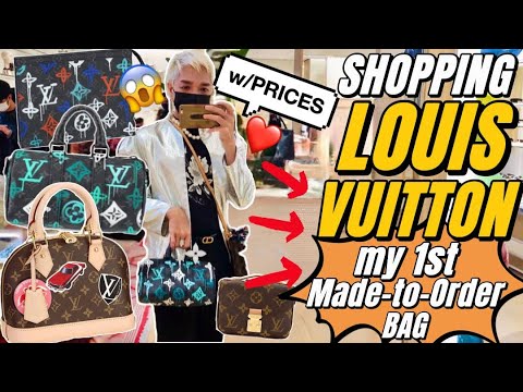 Shopping at LOUIS VUITTON (w/PRICEs)  My Made-to-Order LOUIS VUITTON ALMA  BB is here + more LV Bags 