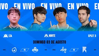 DIG vs C9 | DSG vs SR | LTA NORTE | Semana 2 - Día 2 Split 3 | Pick and Play (Bo3)
