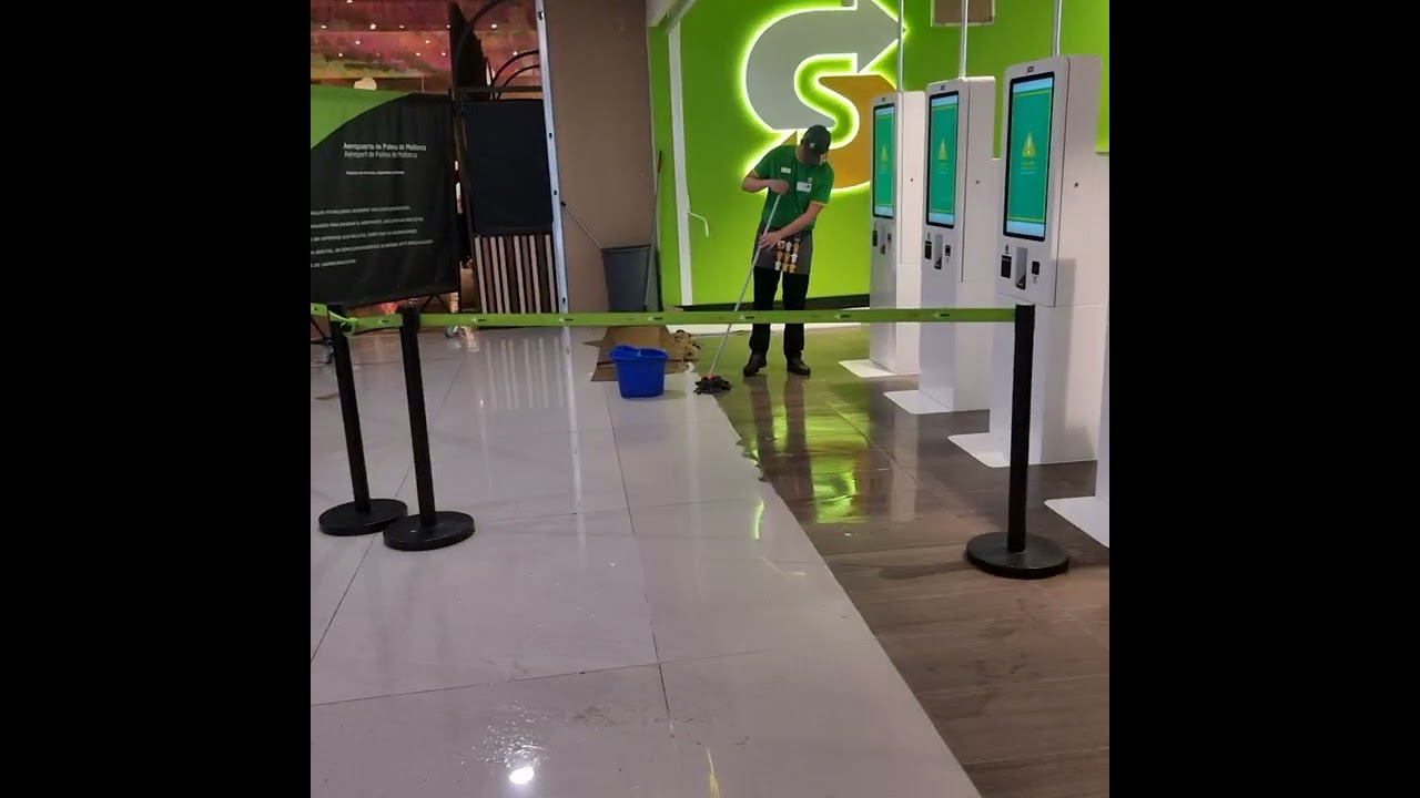 Palma Airport, Heavy rain 🌧 caused flood