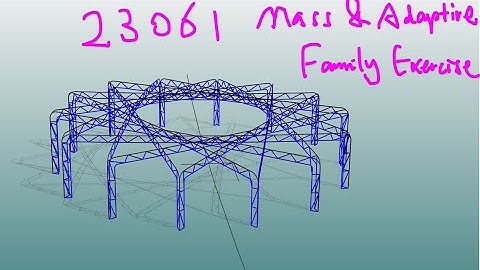23061 - Revit Mass and Adaptive Family Exercise