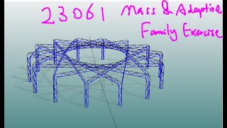 23061 - Revit Mass and Adaptive Family Exercise