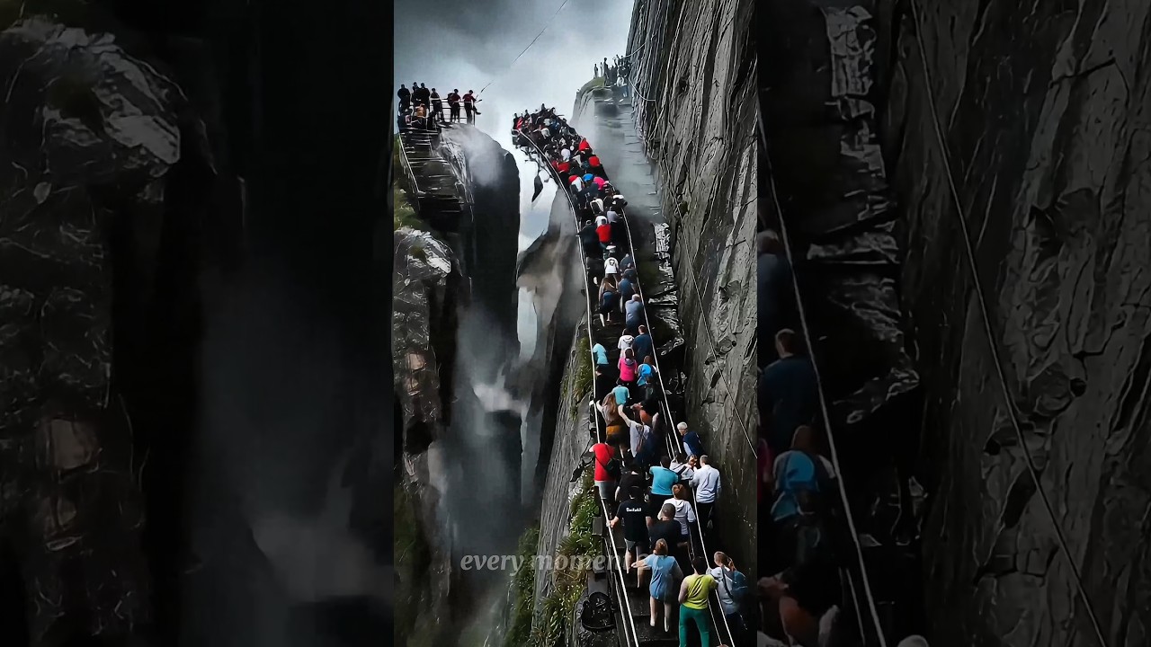 the ladder fell out of place