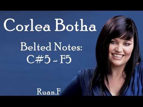 Corlea Botha Belts: C#5 - F5