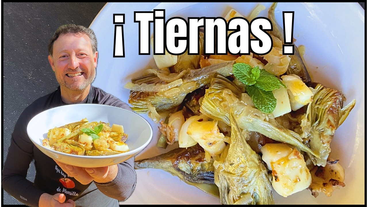 Alcachofas con Sepia TIERNAS y llenas de sabor 😋 - GUILLE RODRIGUEZ