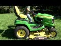 X700 Signature Series Drive Over Mower Deck Installation and Removal