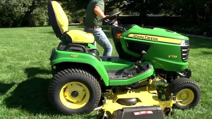 How To Install or Remove A Drive Over Mower Deck | John Deere X700 Signature Series