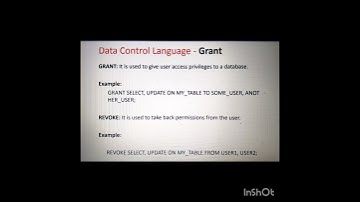 SQL -  DCL COMMANDS detail description- ETL Testing - Dataware house Testing Interview questions