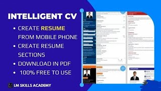 Resume Builder 2023 Free CV Maker App Freshers PDF || Intelligent CV App || Creater Resume online... screenshot 2