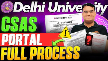 How to Fill DU CSAS Phase-1 Form 2025 | Delhi University Admission Portal EXPLAINED!