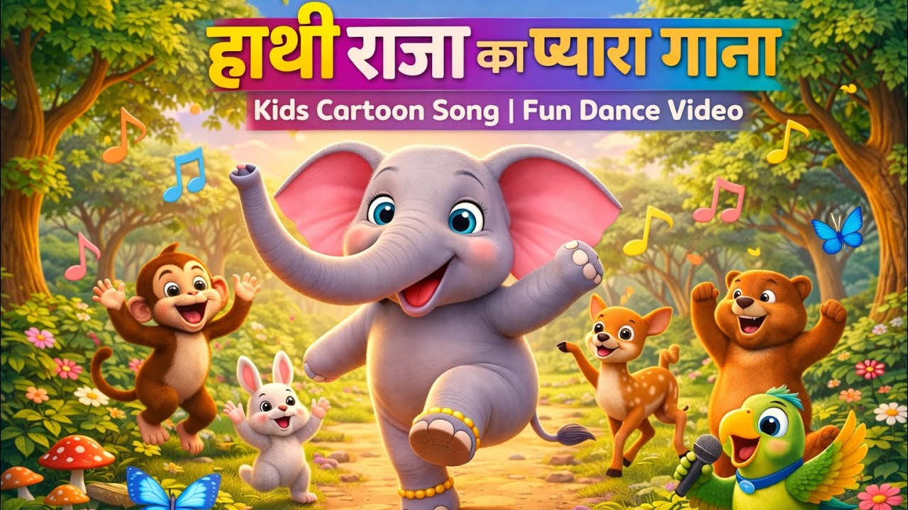 Haathi 🐘Raja Pyare Pyare✨ | हाथी राजा प्यारे प्यारे | Elephant Song🎵 for Kids🌈
