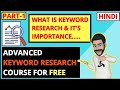 What is Keyword Research and Why Keyword Research is Important • Advance Keyword Research Course