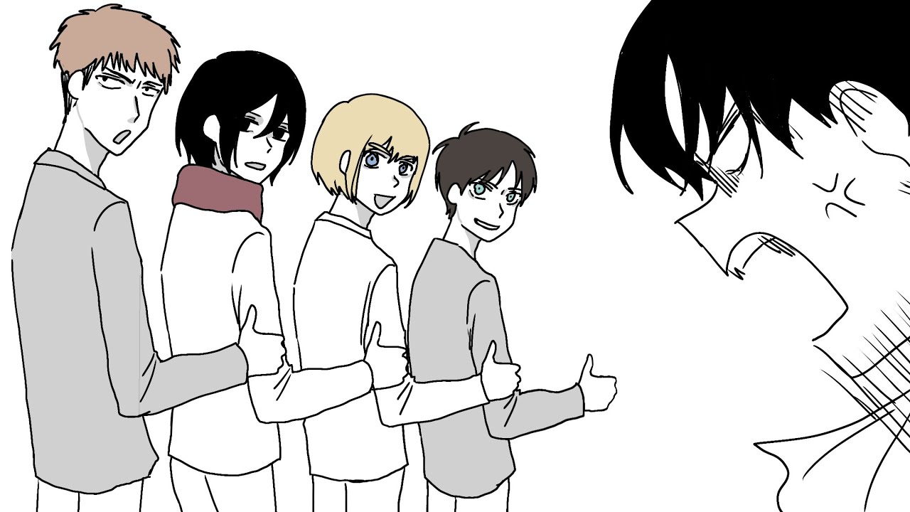 [AOT] 파라디섬의 점호/ 진격거 패러디 (캐붕주의)