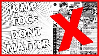 The JUMP TOCs are NOT a Big Deal