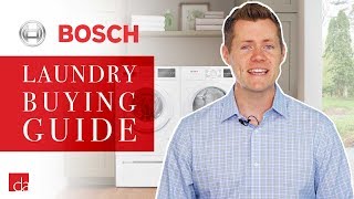 Bosch Washer Dryer  300 vs 500 vs 800 Series Compared