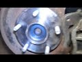 2012 Dodge Grand Caravan Rear Hub Assembly Replacement