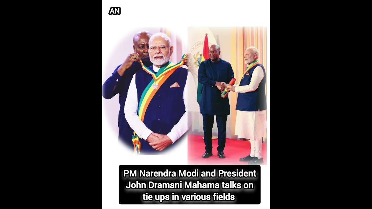 PM Narendra Modi And President John Dramani Mahama Talks On Tie Ups In Various Fields 