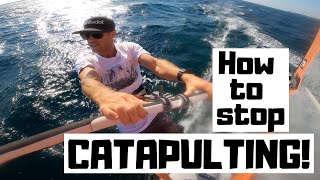 How to stop catapulting! Windsurf RideAlong sessions with Cookie