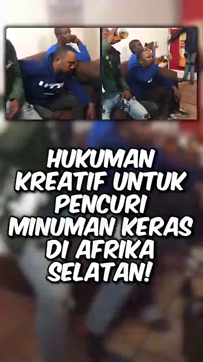 This liquor thief was punished by drinking until he was drunk.. #shorts