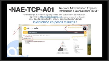 NAE-TCP-A01: Arquitectura TCP/IP, Introducción (Día 1, curso 18:00 a 22:00, 07 Mayo 2018)