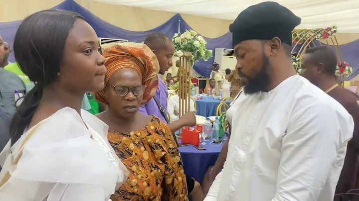 TOYIN ABRAHAM HUSBAND, KOLA AJEYEMI AT ODUNLADE ADEKOLA MOTHER’S BIRTHDAY