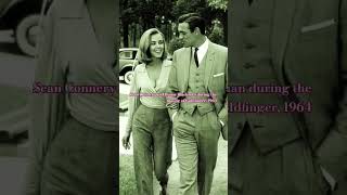 Sean Connery and Honor Blackman during the filming of Goldfinger, 1964 #shortvideo #music #life