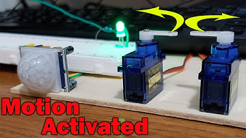 Rotate Two Motion Activated Servo Motors In Opposite Directions - A Beginner Arduino Project
