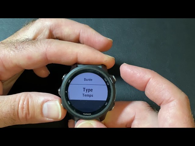 Garmin Forerunner 245 - programmer des 