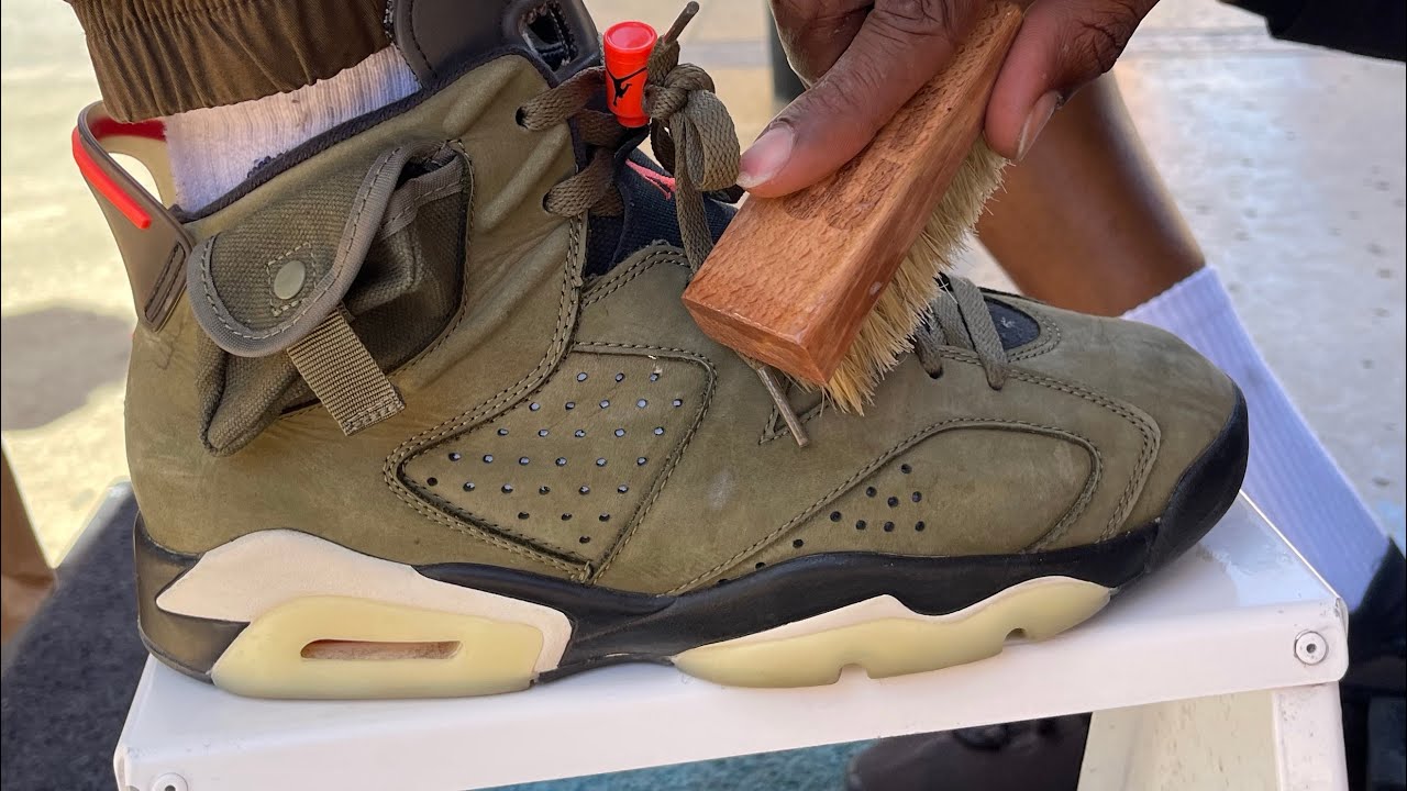 How To Clean Travis Scott Jordan 6 - Full Video - YouTube