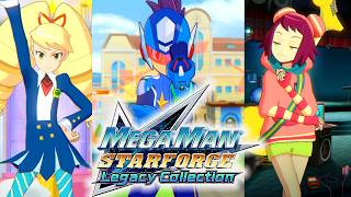 Mega Man Star Force Legacy Collection - Geo, Sonia, and Luna Start Menu Interactions