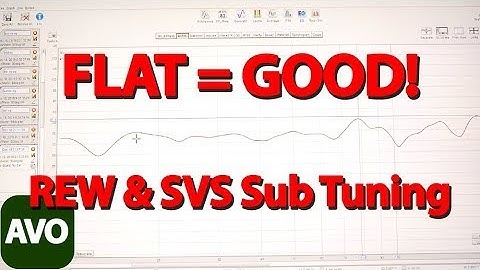 Using REW Room EQ Wizard With SVS Subwoofer Controls For Flat Response