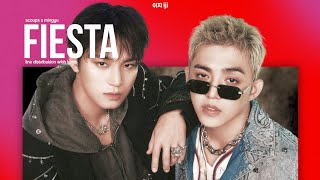 Fiesta scoups X Mingyu  Line Distribution With S