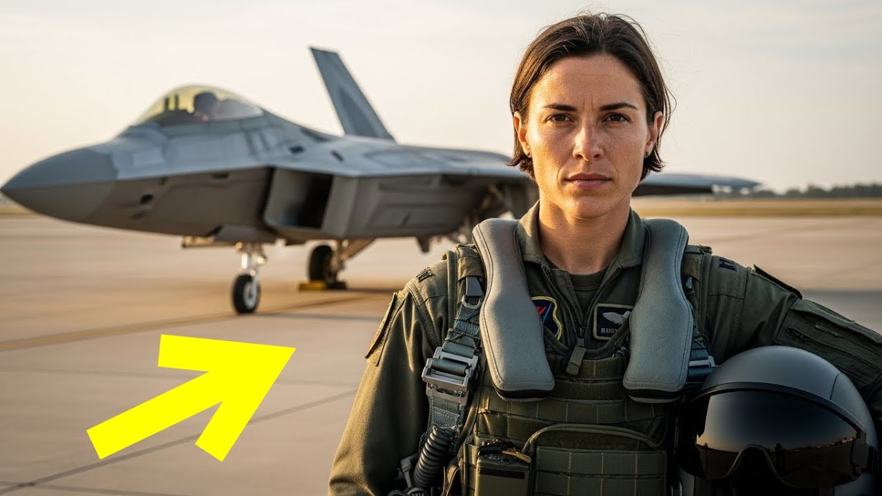 Non sapevano che fosse una pilota d’élite — finché un’emergenza non la costrinse a volare l’F-22
