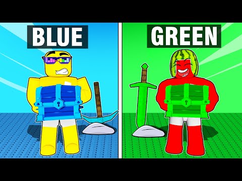 Roblox Bedwars But ONLY ONE COLOR