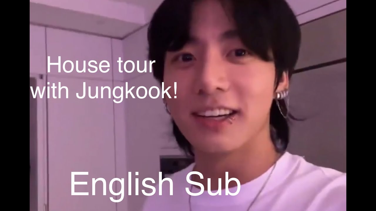 (Eng sub) JUNGKOOKS HOUSE TOUR I Weverse live 8/4/23 - YouTube
