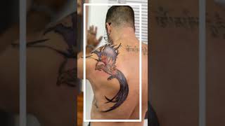 Side Shoulder back Tattoo design.