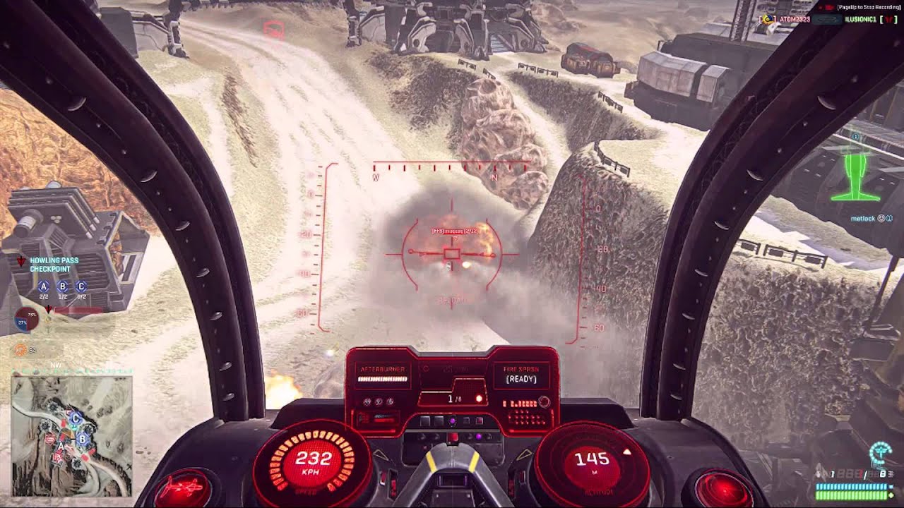 PlanetSide 2 Mosquito Epic Bombing Run